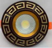 Đèn Led Âm Trần Hoa Văn 7w